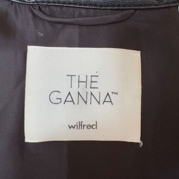 Wilfred Black Leather Jacket - Picture 5 of 14